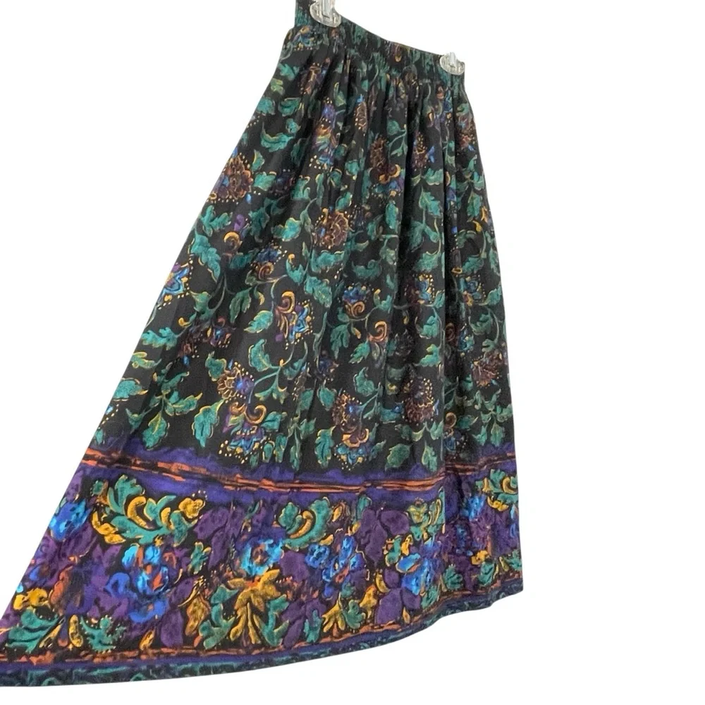 Vintage Floral Maxi Skirt - Picture 2 of 7